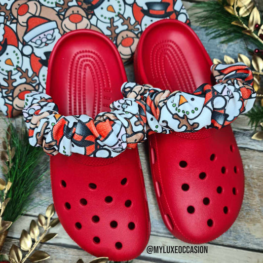 Christmas Characters Cronchies - Scrunchies for your shoes - Strap Covers