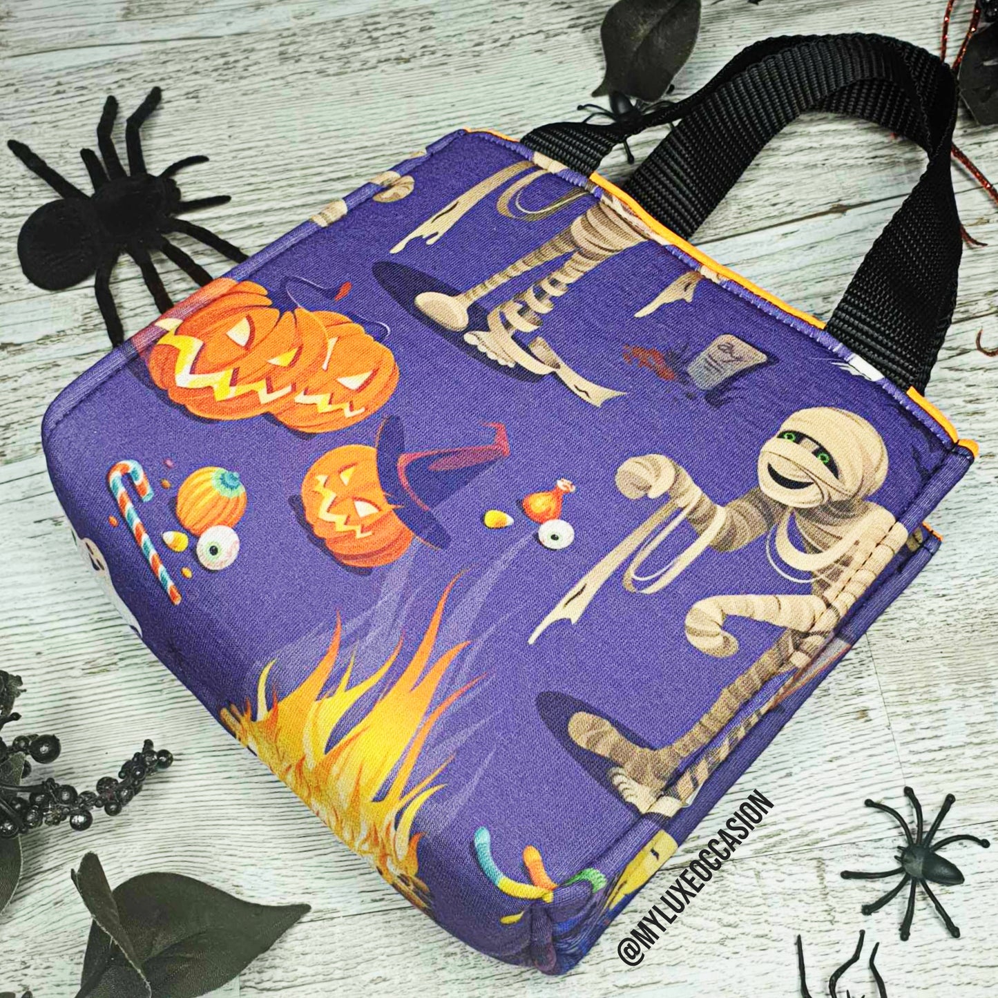 Mummies, Pumpkins and Candy Halloween Bag - Perfect for Trick or Treating!