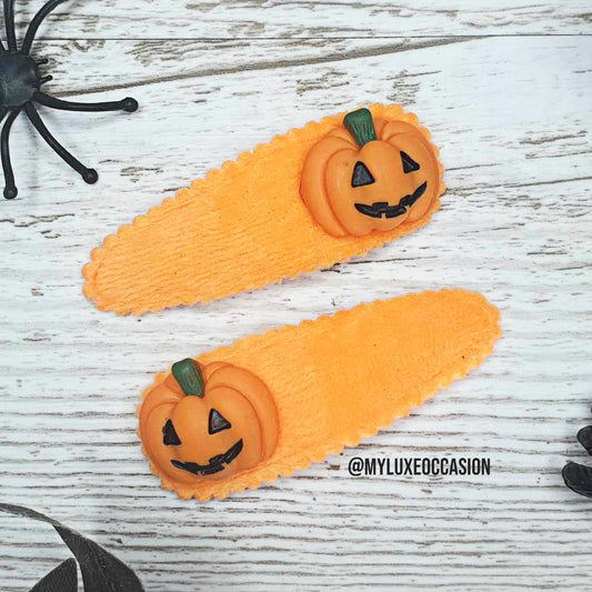 Pumpkin Snapclip - Orange - Halloween