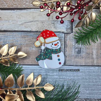 Christmas Claw Clips - Santa - Snowman - Santa Hat - Christmas Tree