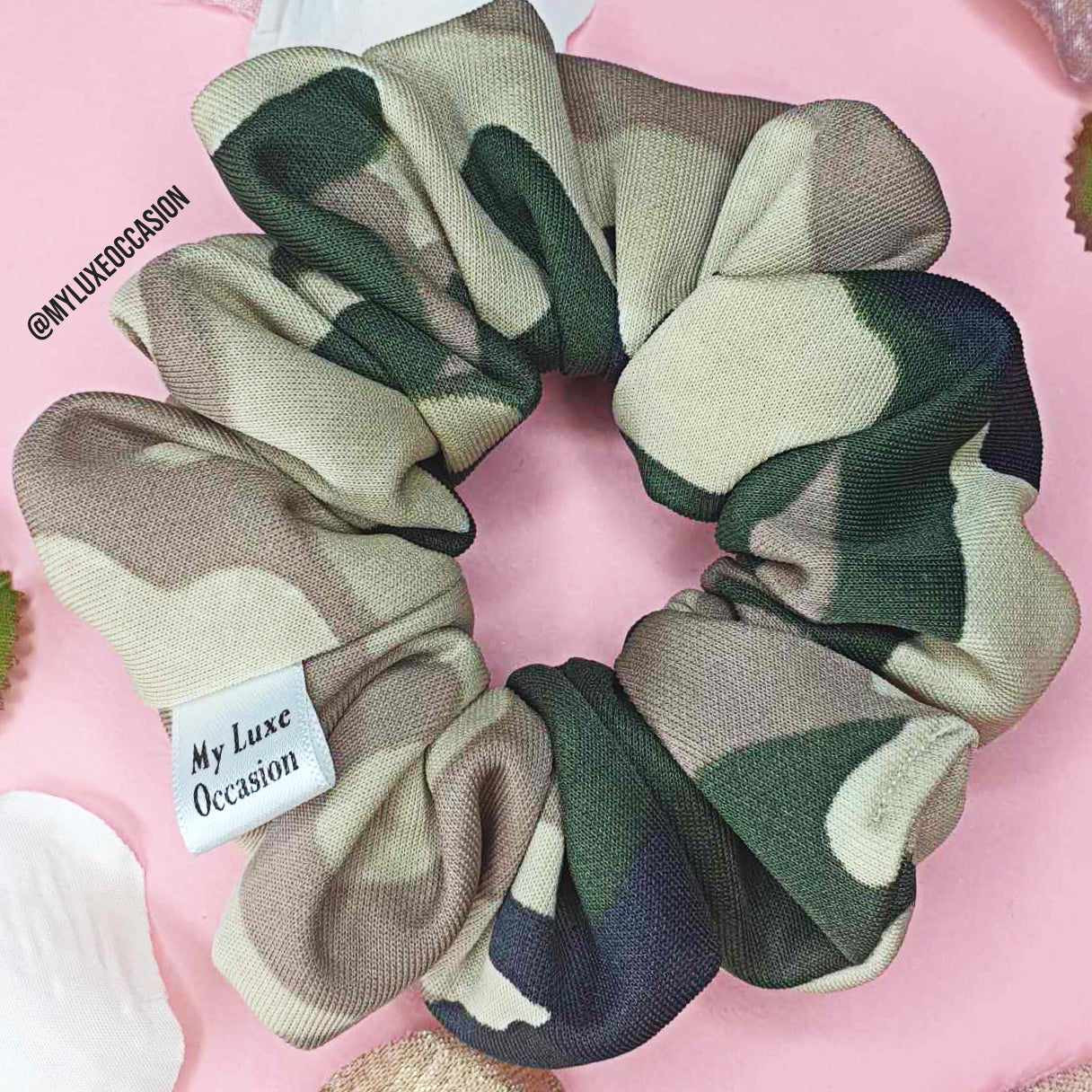 Camo Scrunchie