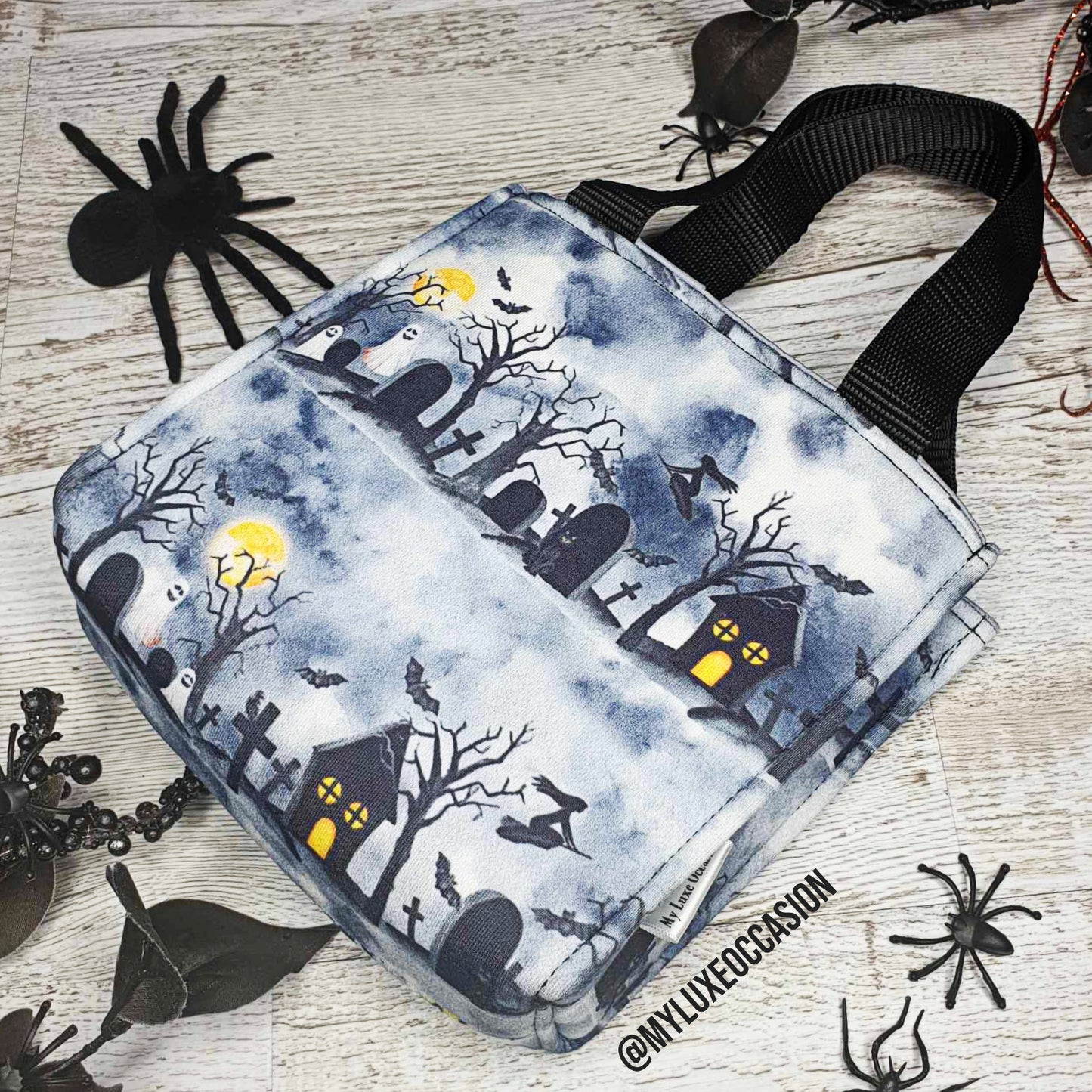 Graveyard Halloween Bag - Perfect for Trick or Treating!