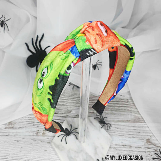 Monster Halloween Knot Headband