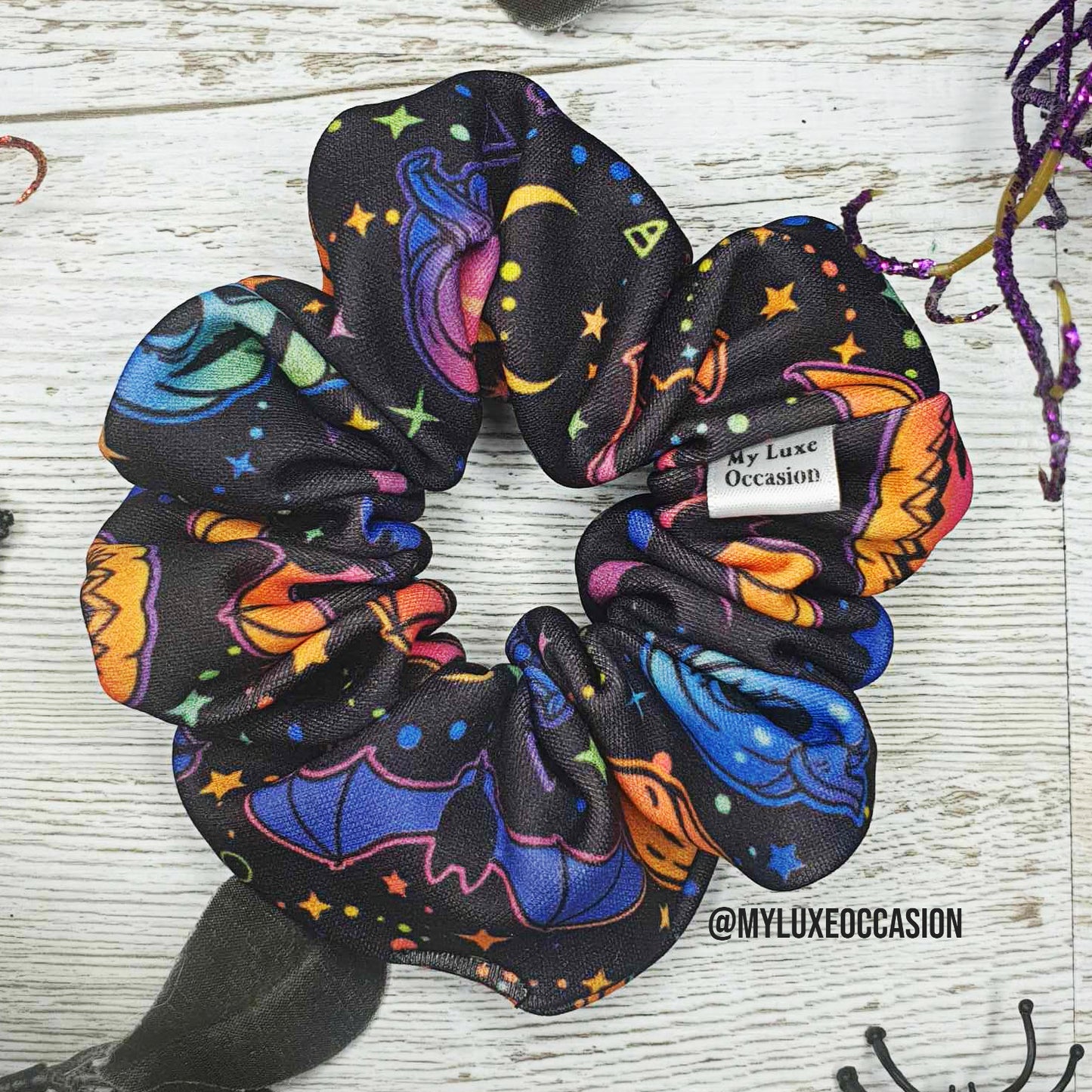 Colourful Pumpkins - Scrunchie - Halloween