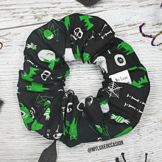 Ghosts and Ghouls - Halloween Scrunchie