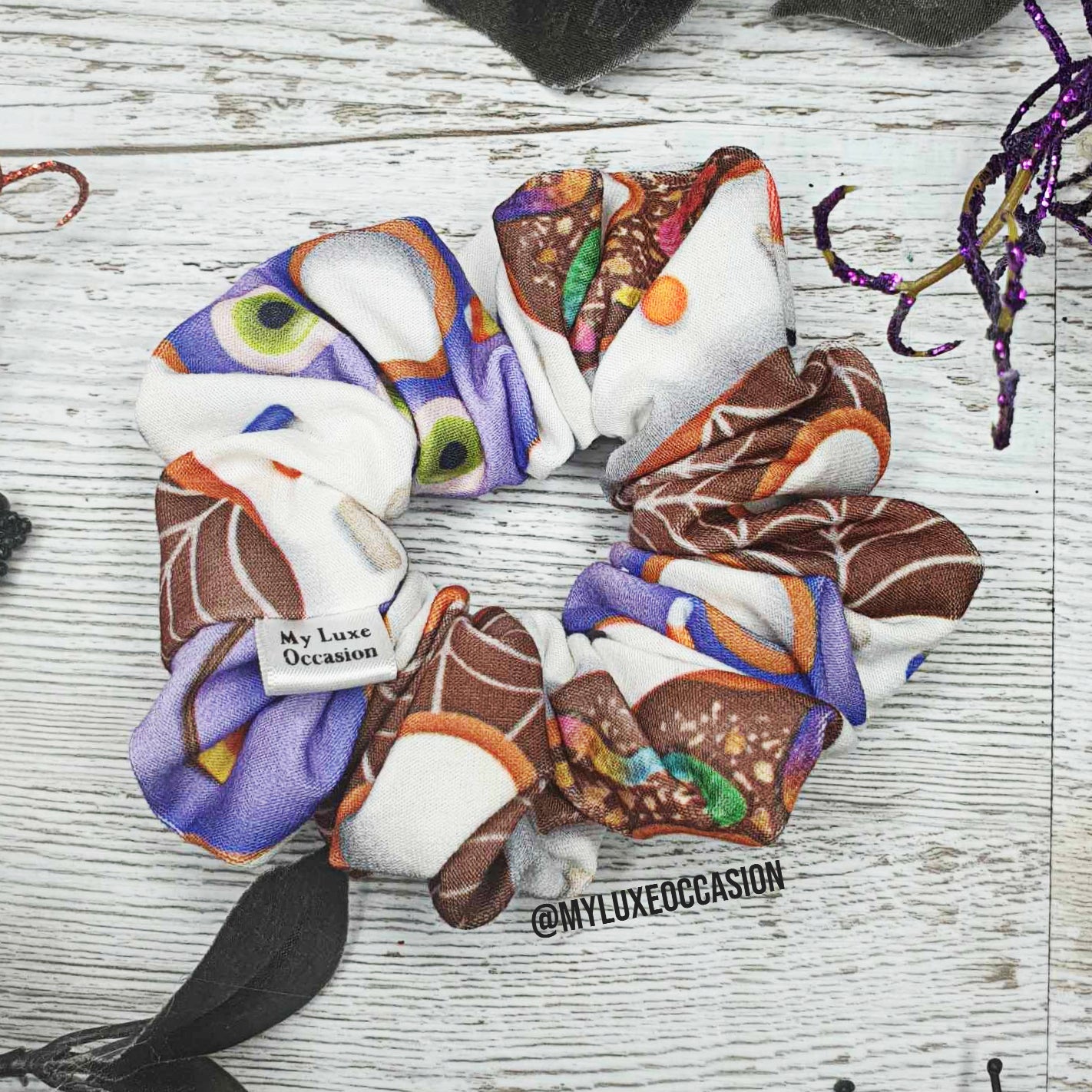 Spooky Doughnut Scrunchie - Halloween